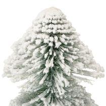 Artikel Mini-Weihnachtsbaum mit LED, beschneite Tanne, 40 cm, Holzsockel