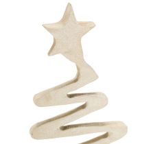 Artikel Mini-Weihnachtsbaum Metall Tonoptik Beige 30 cm