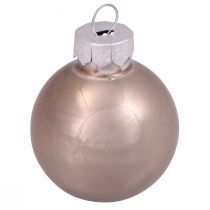 Artikel Mini Weihnachtskugeln Glas Kaschmir Ø 3 cm 22-teilig
