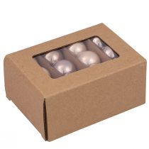 Artikel Mini Weihnachtskugeln Glas Baumkugeln Opal Ø3cm 22 St