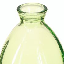 Artikel Minivasen Glas bauchig H12 cm grün getönt – Set mit 6 Vasen