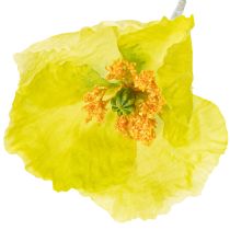 Artikel Künstliche Mohnblumen aus Polyester und Kunststoff 95 cm Gelb