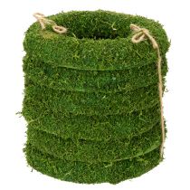 Artikel Deko-Mooskranz 15 cm grün 6 Stück für saisonale Arrangements