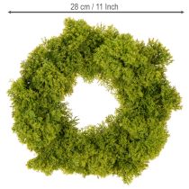 Artikel Mooskranz künstlich dekorativ grün 28 cm für Tisch und Tür