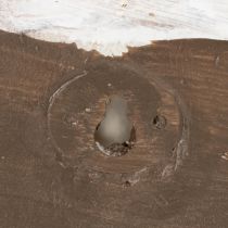 Artikel Dekogefäss Schneckenform aus Polyresin grau mit goldenem Schimmer 21cm