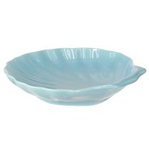 Artikel Muschelteller Keramik Blau, Türkis und Weiss 14 cm 3er Set