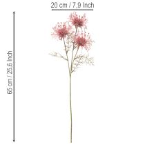 Artikel Kunstblume Nadelkissen Protea Rosa-Grün 65 cm 3er-Set