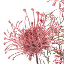 Artikel Kunstblume Nadelkissen Protea Rosa-Grün 65 cm 3er-Set