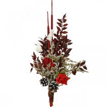 Artikel Grabauflagen mit Trockenblumen und Zapfen 29–35cm 3 Motive 24 Stück