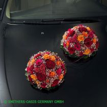 Artikel Steckschaum für Motorhaube Ø20 cm Grün im 2er-Set