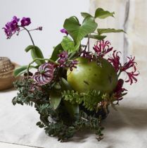 Artikel Steckschaum Zylinder Steckmasse Schwarz Ø15cm H5cm 2St