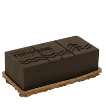 Artikel OASIS® Renewal® Floral Foam Biolit® Steckschaumziegel 1/1, braun, 24 × 13 × 8 cm, 2 Stück