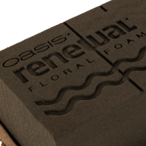 Artikel OASIS® Renewal® Floral Foam Biolit® Steckschaumziegel 1/1, braun, 24 × 13 × 8 cm, 2 Stück