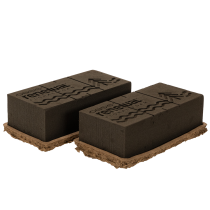 Artikel OASIS® Renewal® Floral Foam Biolit® Steckschaumziegel 1/1, braun, 24 × 13 × 8 cm, 2 Stück