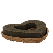 Artikel Herzförmiger Steckschaum OASIS® Renewal® Floral Foam Biolit® 27 cm, 2 Stück, braun