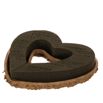 Artikel Herzförmiger Steckschaum OASIS® Renewal® Floral Foam Biolit® 27 cm, 2 Stück, braun