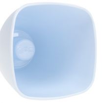 Artikel Orchideentopf Kunststoff glänzend Weiss Ø12,5cm H17cm
