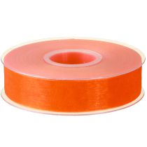 Artikel Organzaband Geschenkband Orange Band Webkante 25mm 50m