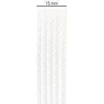 Artikel Organzaband mit Streifen Weiss 15mm x 20m Dekoband für Geschenk- und Tischdekoration