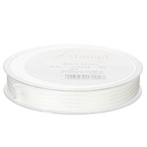 Artikel Organzaband mit Streifen Weiss 15mm x 20m Dekoband für Geschenk- und Tischdekoration