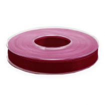 Artikel Organzaband Webkante Band Organza Bordeaux 15mm 50m