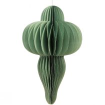 Artikel Festlicher Mint Weihnachtsschmuck Papier Ornament Set 2 H40cm