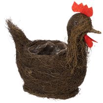Artikel Osterdeko Pflanzkorb Reben Deko Huhn zum Bepflanzen 36cm