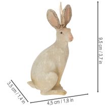 Artikel Osterhase Figur zum Aufhängen Osterdeko Polyresin H9,5cm 4St