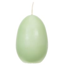 Artikel Osterkerzen in Eiform Grün aus Wachs, 9 cm, 6er-Set, Brenndauer 20 Stunden