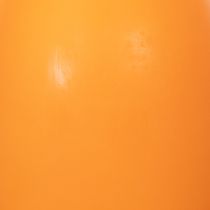 Artikel Eikerzen Set orange, aus Wachs, 9 cm hoch, 20 Stunden Brenndauer, für Osterdekoration, 6 Stück