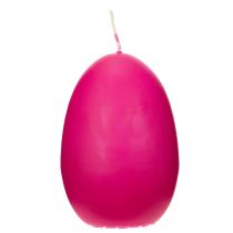 Artikel Eierkerze aus Wachs 9cm Pink für Tischdekoration zu Ostern 20 Stunden Brenndauer 6er Pack