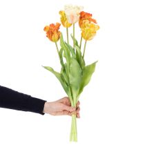 Artikel Künstliche Tulpen in Orange, 53 cm, für Dekoration und kreative Gestaltung