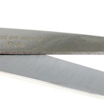 Artikel Papier- und Bandschere aus Edelstahl mit Kunststoffetui, 18 cm, silber