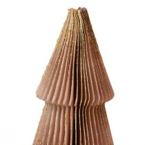 Artikel Papier-Weihnachtsbaum Tanne Bordeaux H30cm