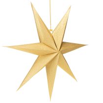 Artikel Goldener Papierstern Weihnachtsdekoration 60 cm