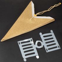 Artikel Goldener Papierstern Weihnachtsdekoration 60 cm