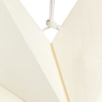 Artikel Papierstern Weiss 60cm 2er Set für Weihnachtsdekoration