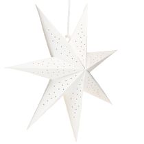 Artikel Papierstern Weiss 45 cm Mit Perforiertem Muster Für Beleuchtung