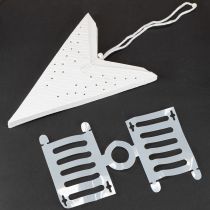 Artikel Papierstern Weiss 45 cm Mit Perforiertem Muster Für Beleuchtung