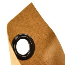 Artikel Papiertüte in Leder-Optik für Blumen, 10 x 20 cm, Braun