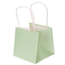 Artikel Geschenktüte Papier mit floralem Design 12cm Pastellfarben 12er-Set für kleine Geschenke