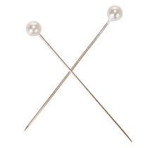 Artikel Perlkopfnadeln Weiss Kunststoff Ø4mm, 40mm Länge für Floristik und Deko 150 Stück