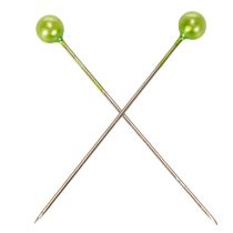 Artikel Perlkopfnadeln Metall Grün Ø 4 mm Länge 40 mm 150 Stück