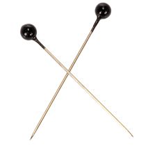 Artikel Perlkopfnadeln Schwarz Metall Kunststoff Ø 4 mm 40 mm 150 Stück