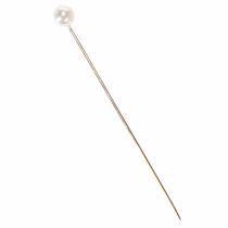 Artikel Perlkopfnadeln aus Metall und Kunststoff Ø6mm, 65mm, Weiss für Floristik und Bastelarbeiten