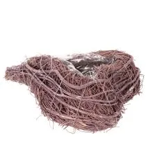 Artikel Dekoherz aus Zweigen mit Pflanzfolie 20 cm Braun 2er Set