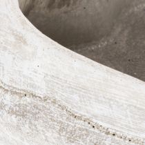Artikel Dekoschale Herzform grau 19cm aus Steinguss