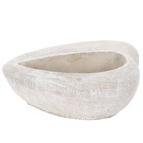 Artikel Pflanzschale Herz 17 cm Steinguss Grau