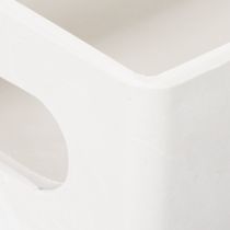 Artikel Rechteckiges Kunststofftablett mit Griffen 32 cm in Hellgrau