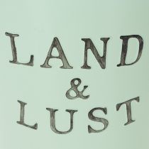 Artikel Pflanzkübel Metall Mintgrün Ø14×H13cm Land & Lust